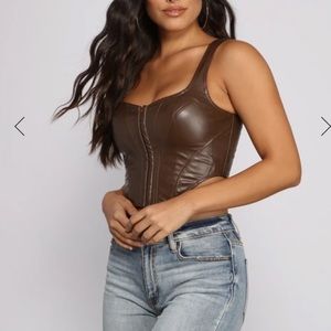 Corset crop top